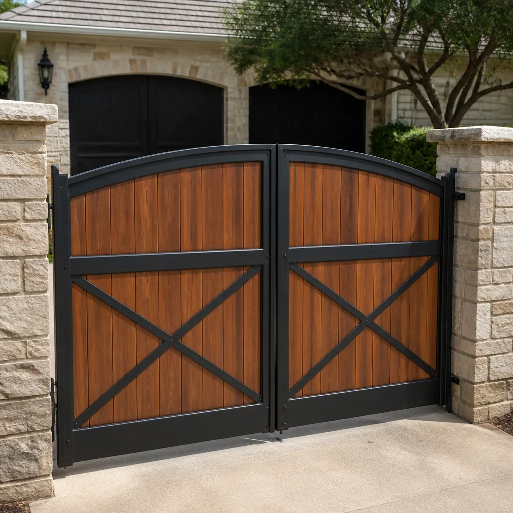Wood & steel frame